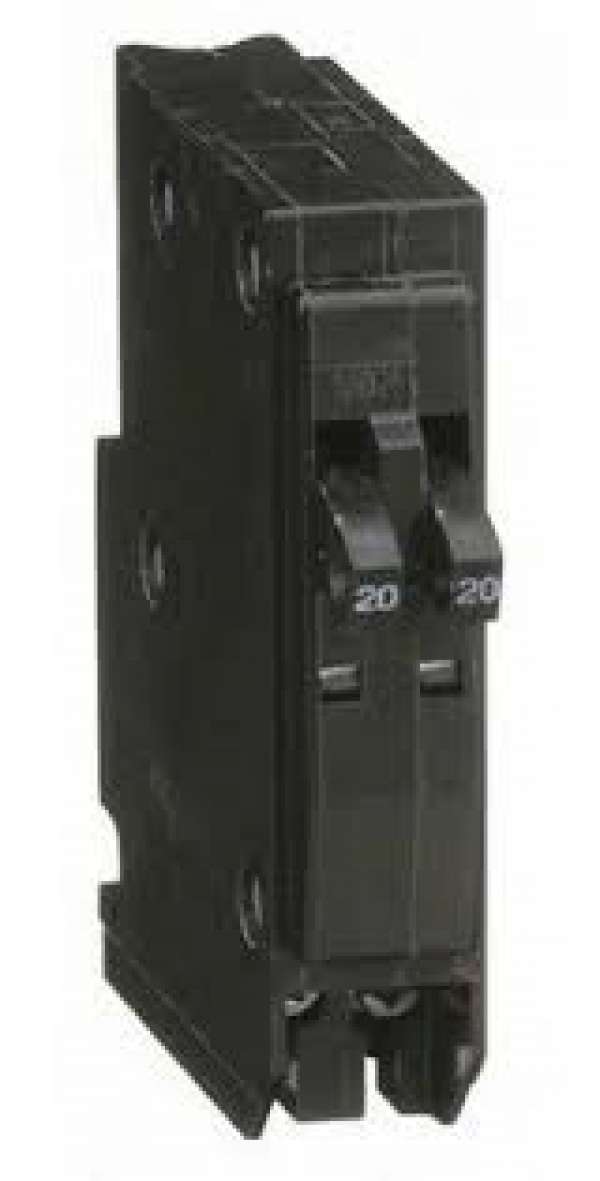 QO2020 - Square D Tandem 20/20 Amp Circuit Breaker