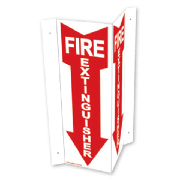 3D/V Fire Extinguisher Sign